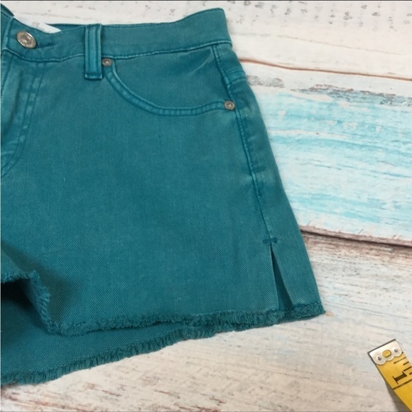 7For all Men Kind Aqua Green Shorts - Picture 4 of 10